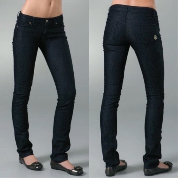 Rich & Skinny Sleek Jean in Color Rinse / Dark Indigo - Picture 1 of 16